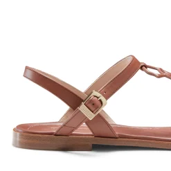 Sale Fratelli Rossetti Magenta Leather Sandal | Almond