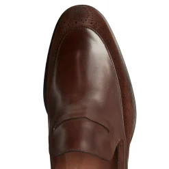 Fashion Fratelli Rossetti Leather And Suede Loafer | Mahogany