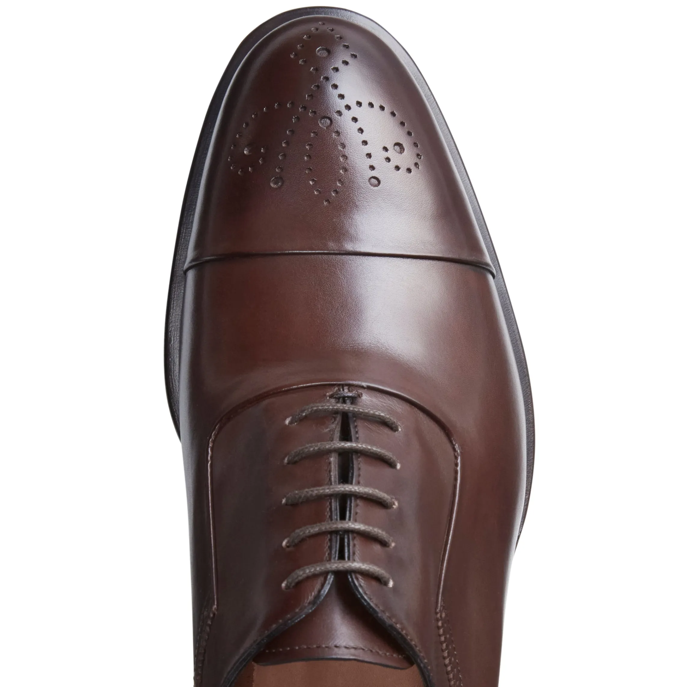 Discount Fratelli Rossetti Leather Lace-up Shoe | Mahogany