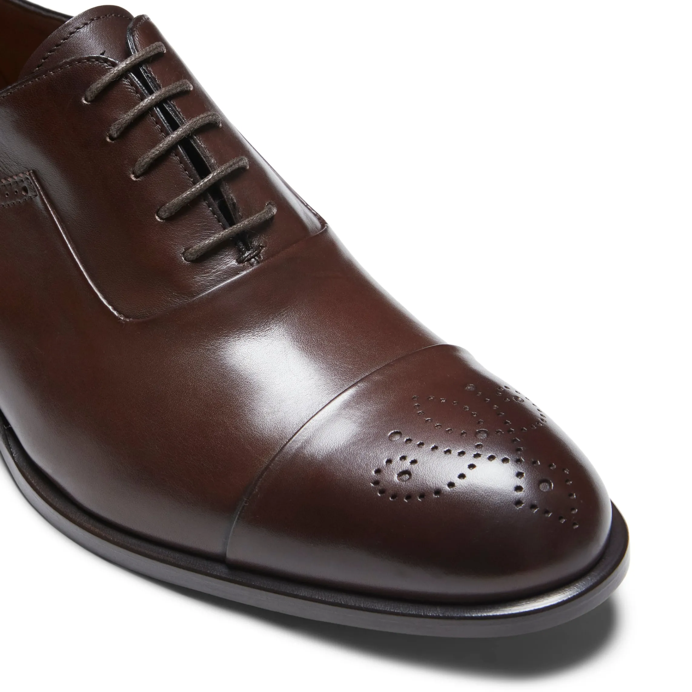 Discount Fratelli Rossetti Leather Lace-up Shoe | Mahogany