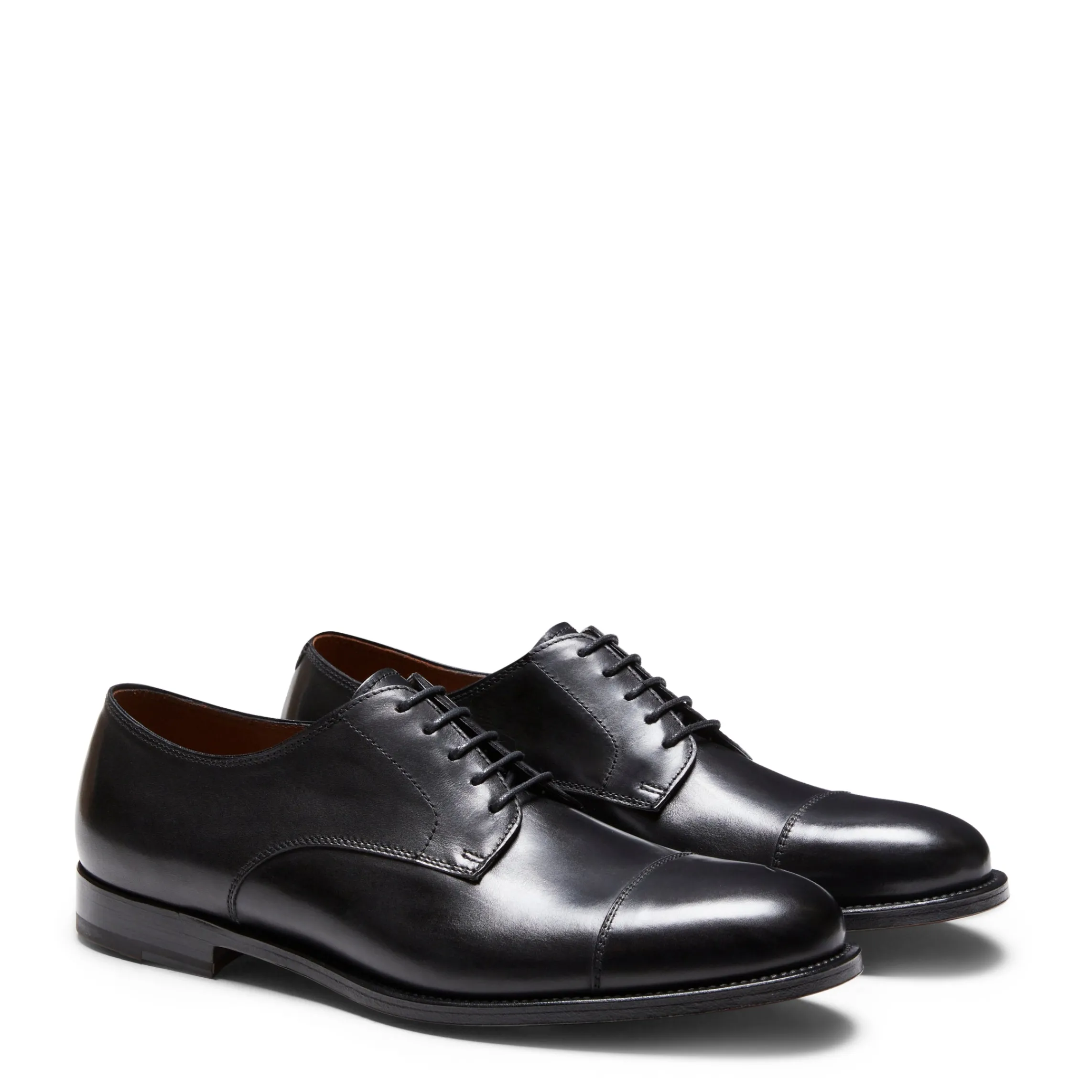 New Fratelli Rossetti Men's Leather Derby Shoe | Black