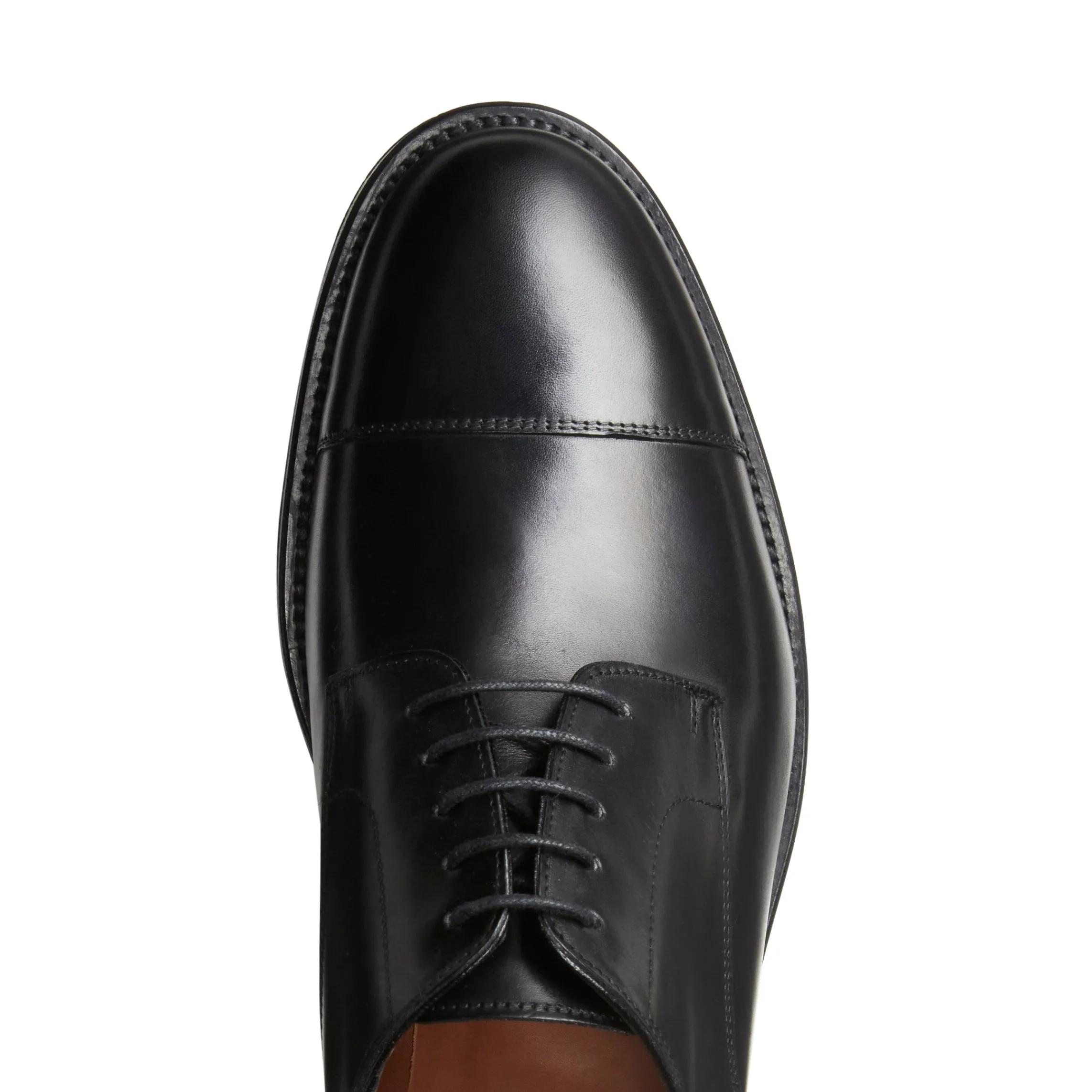 New Fratelli Rossetti Men's Leather Derby Shoe | Black