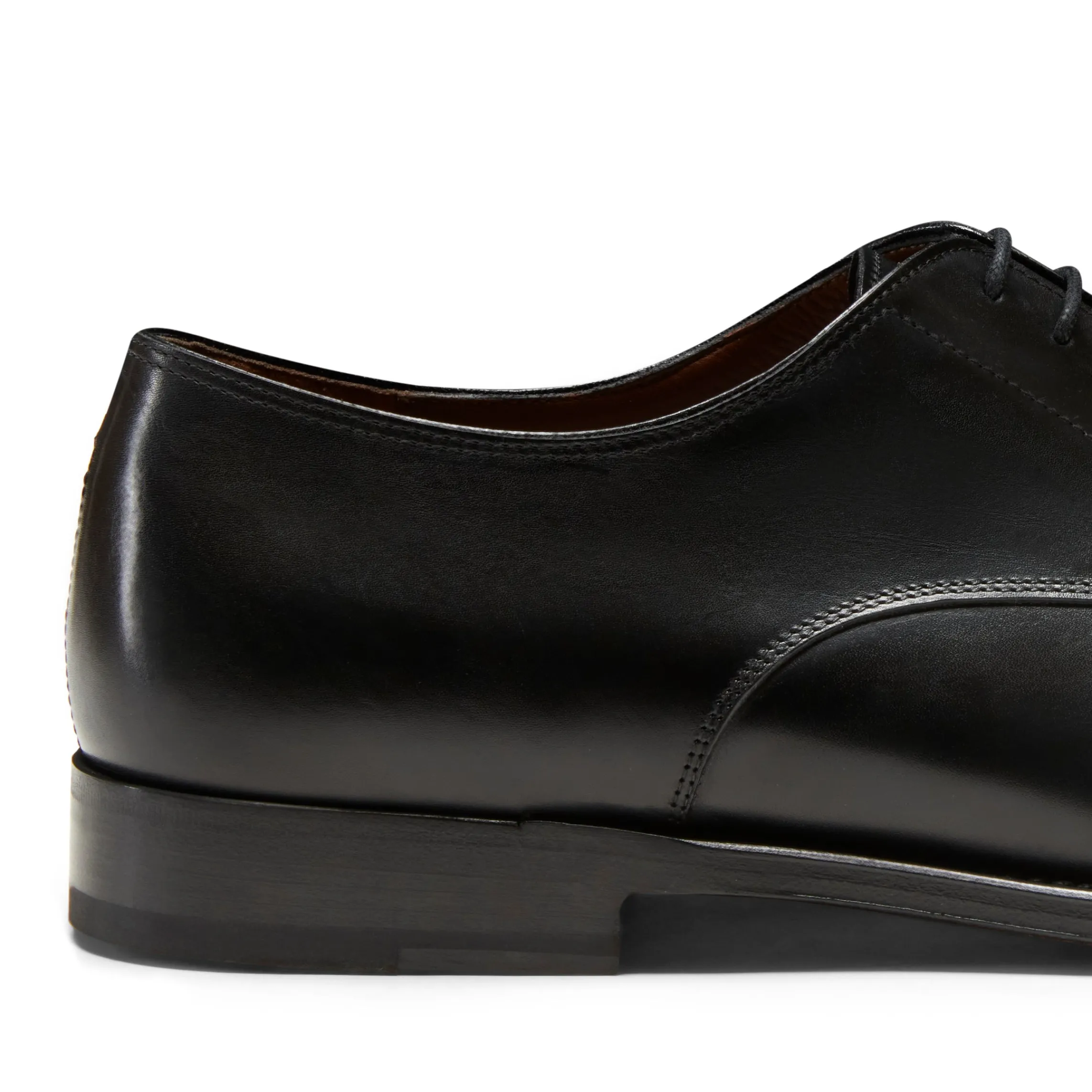 New Fratelli Rossetti Men's Leather Derby Shoe | Black