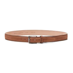 Store Fratelli Rossetti Men's Suede Belt | Almond