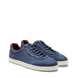 Outlet Fratelli Rossetti Men’s Suede Sneaker| Navy blue