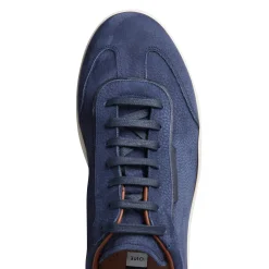 Outlet Fratelli Rossetti Men’s Suede Sneaker| Navy blue