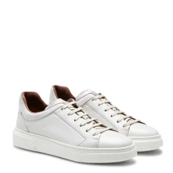 Discount Fratelli Rossetti Leather Sneaker | Milk white