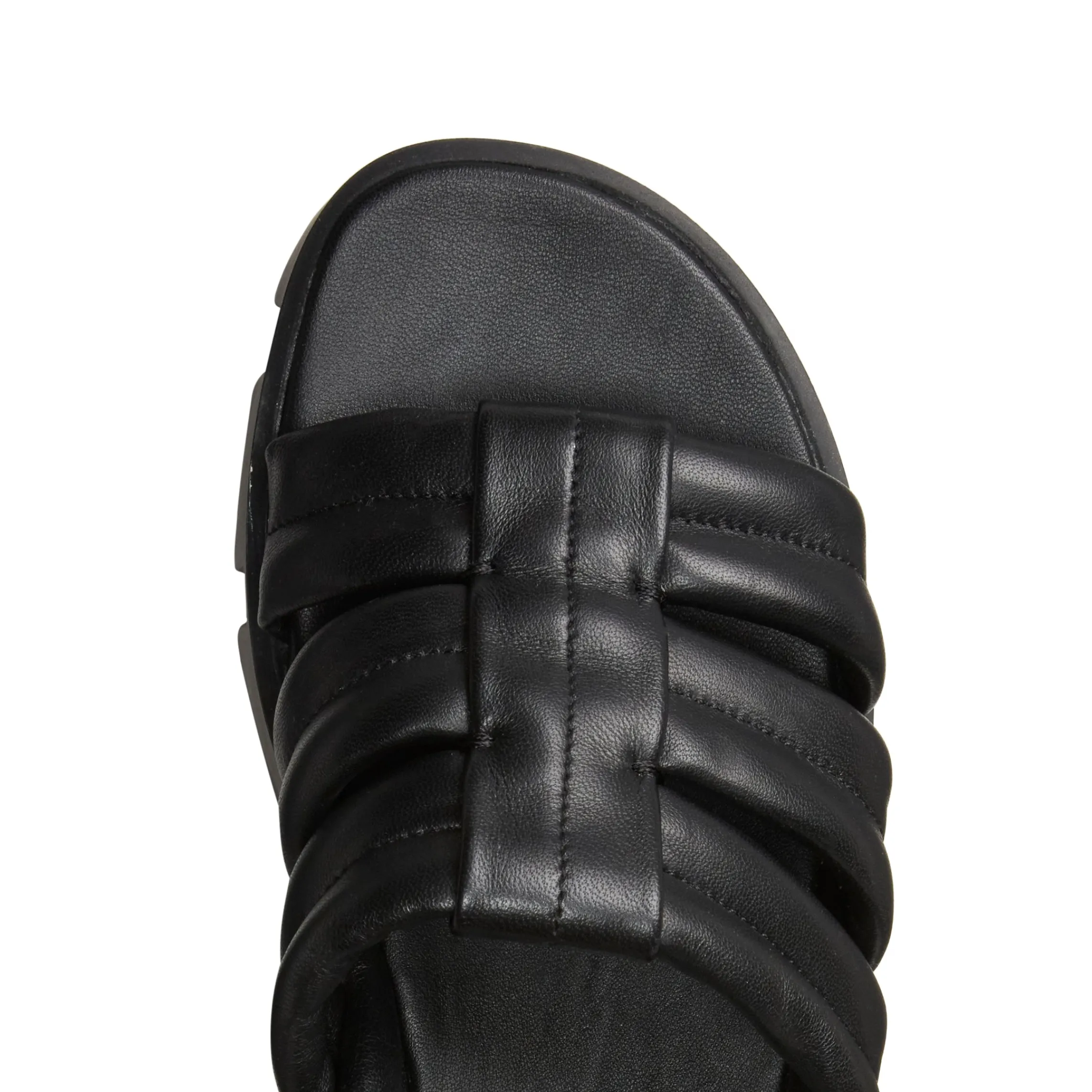 Store Fratelli Rossetti Milk-white Leather Sandal | Black