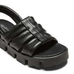 Store Fratelli Rossetti Milk-white Leather Sandal | Black