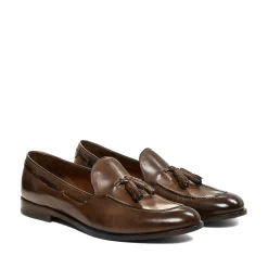 Store Fratelli Rossetti Mocassino Brera In Pelle- Tobacco Brown