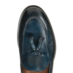 Fashion Fratelli Rossetti Mocassino Brera In Pelle- Aquamarine