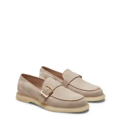 Hot Fratelli Rossetti Mocassino Donna In Suede- Sand