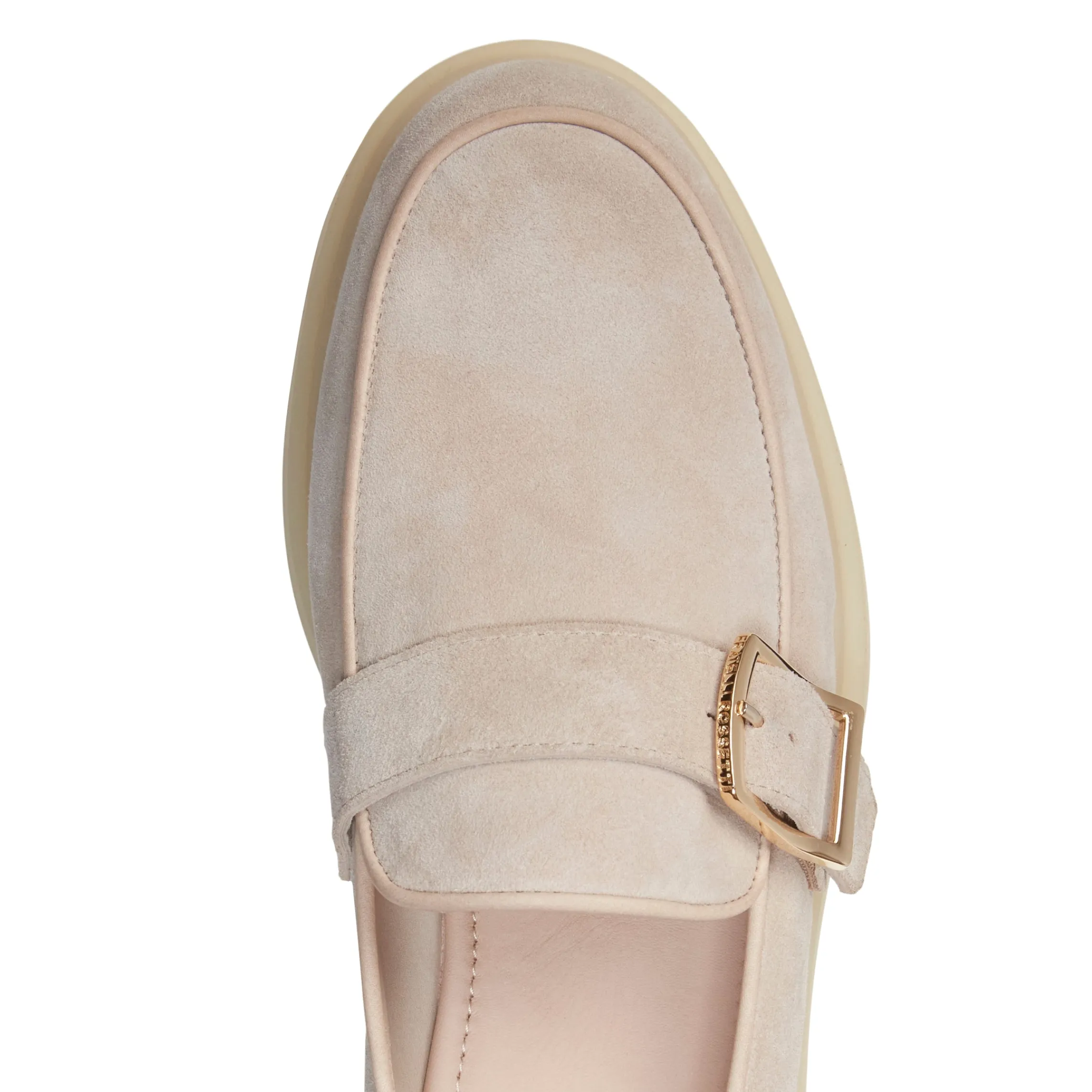 Hot Fratelli Rossetti Mocassino Donna In Suede- Sand