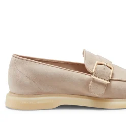 Hot Fratelli Rossetti Mocassino Donna In Suede- Sand