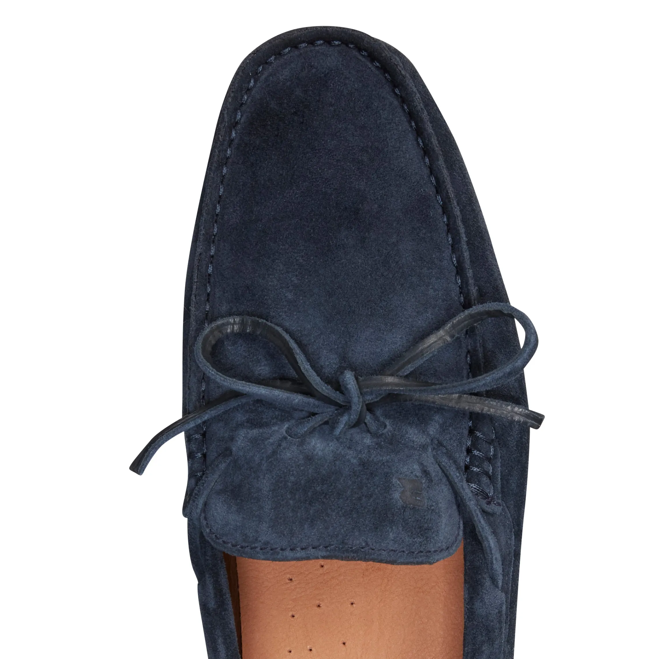 Outlet Fratelli Rossetti Mocassino Driver Uomo In Suede- Navy blue