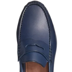 Clearance Fratelli Rossetti Mocassino Fascetta Uomo In Pelle- Navy blue