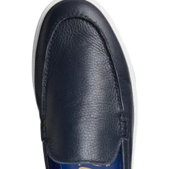 Hot Fratelli Rossetti Mocassino Uomo In Pelle Blu- Navy
