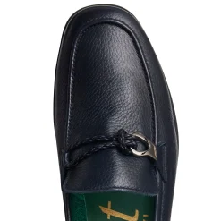 Best Sale Fratelli Rossetti Mocassino Uomo In Pelle Blu- Navy