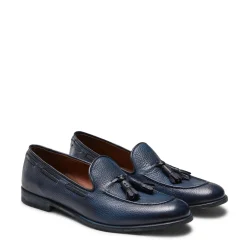 Online Fratelli Rossetti Mocassino Uomo In Pelle- Navy blue