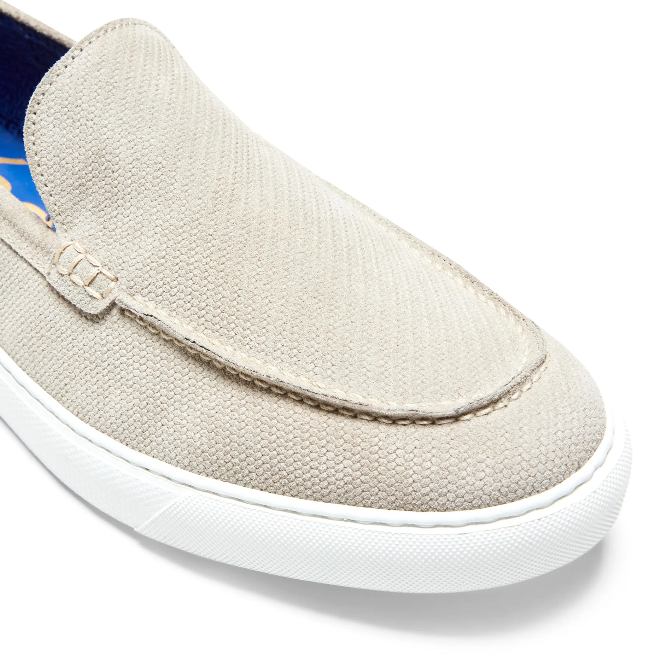 Shop Fratelli Rossetti Mocassino Uomo In Suede Corda- Beige