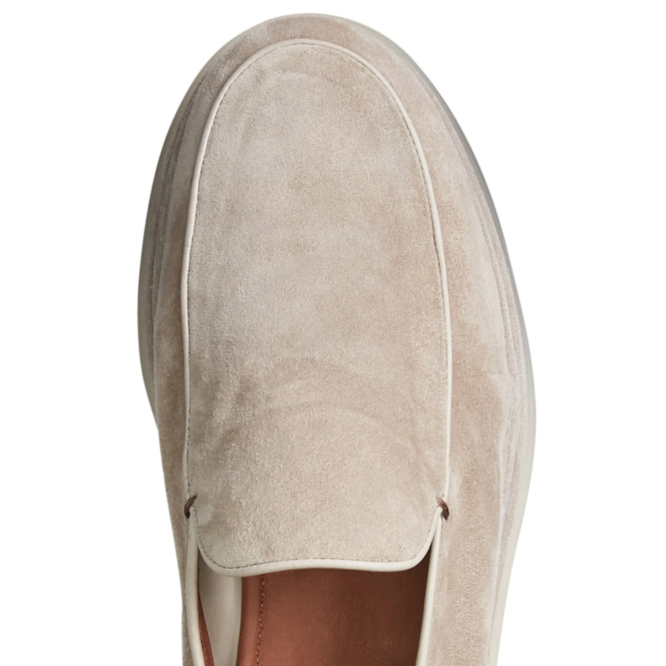 Store Fratelli Rossetti Mocassino Uomo In Suede- Beige