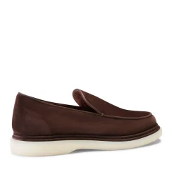 Cheap Fratelli Rossetti Mocassino Uomo In Suede- Brown