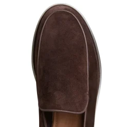 Cheap Fratelli Rossetti Mocassino Uomo In Suede- Brown