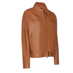 Outlet Fratelli Rossetti Nappa Leather Jacket | Tan