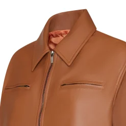 Outlet Fratelli Rossetti Nappa Leather Jacket | Tan