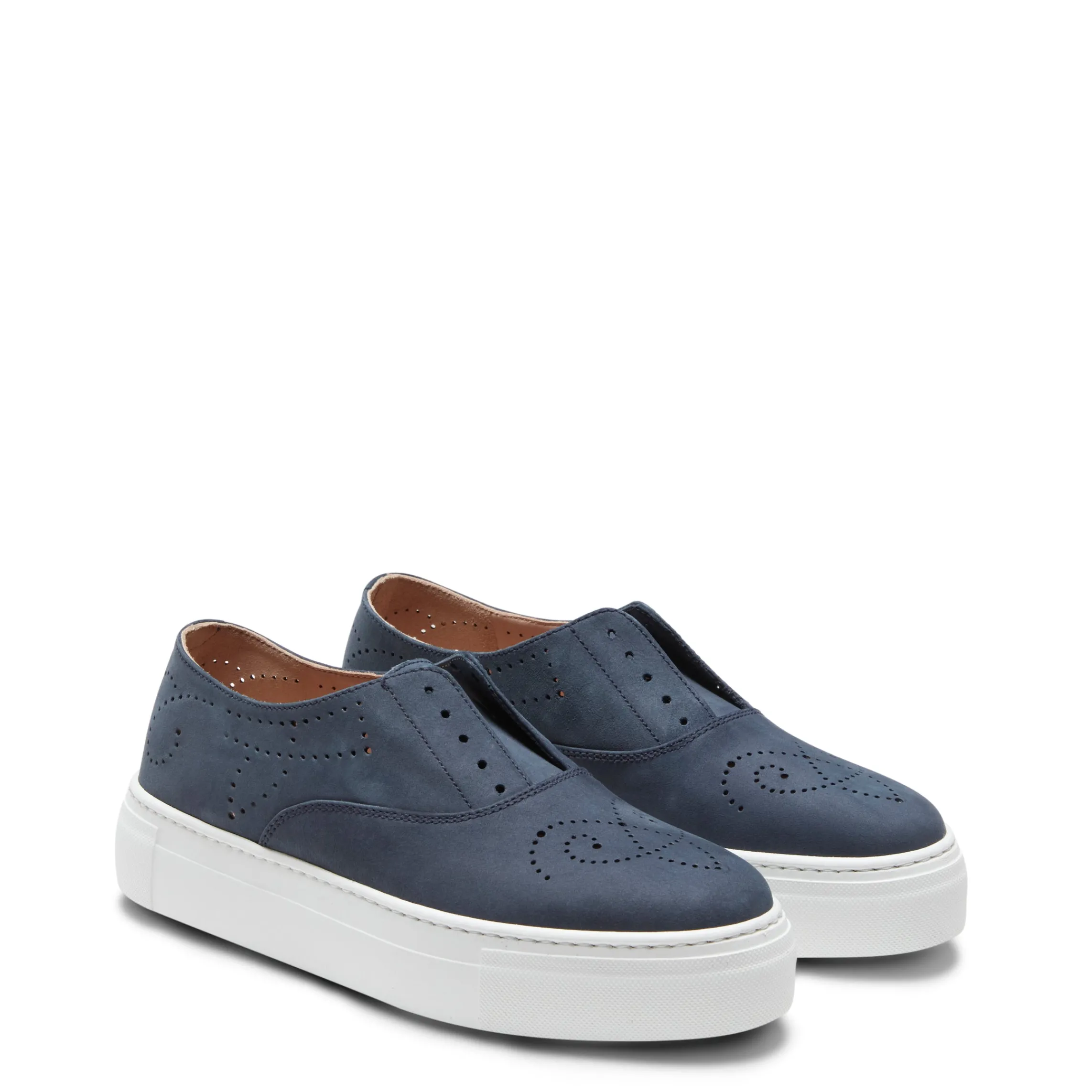 Discount Fratelli Rossetti Suede Hobo Sport Sneaker | Navy blue