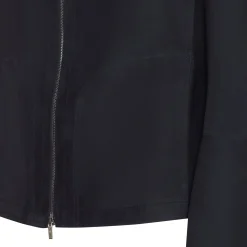 Discount Fratelli Rossetti Suede Jacket | Navy blue
