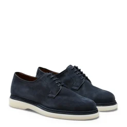 Store Fratelli Rossetti Suede Lace-up Shoe | Navy blue