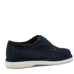 Store Fratelli Rossetti Suede Lace-up Shoe | Navy blue