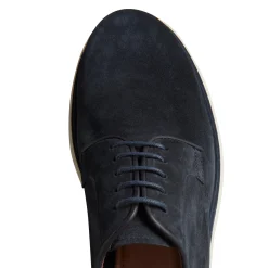 Store Fratelli Rossetti Suede Lace-up Shoe | Navy blue