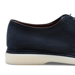 Store Fratelli Rossetti Suede Lace-up Shoe | Navy blue