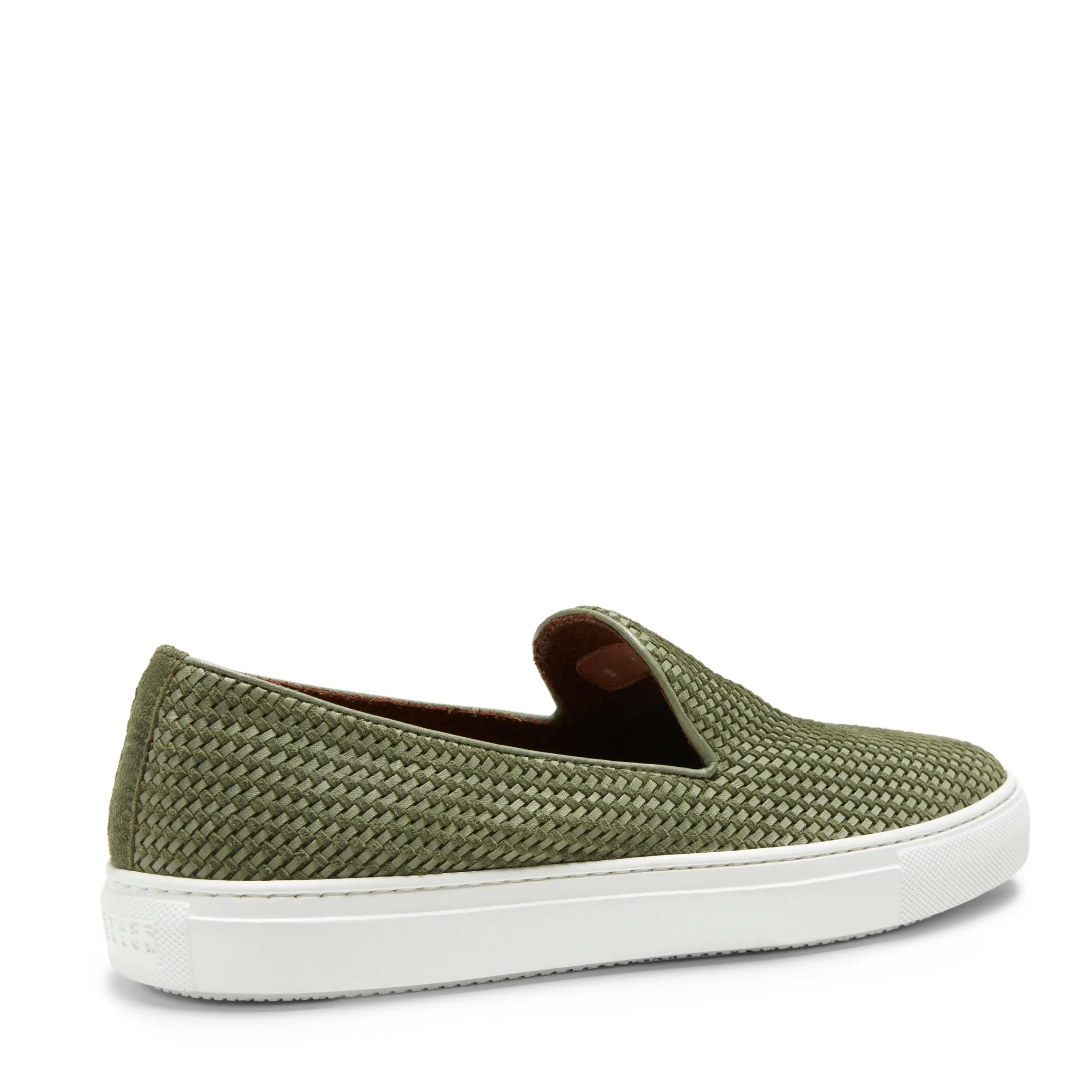 Outlet Fratelli Rossetti Green Woven Suede Slipper | Olive