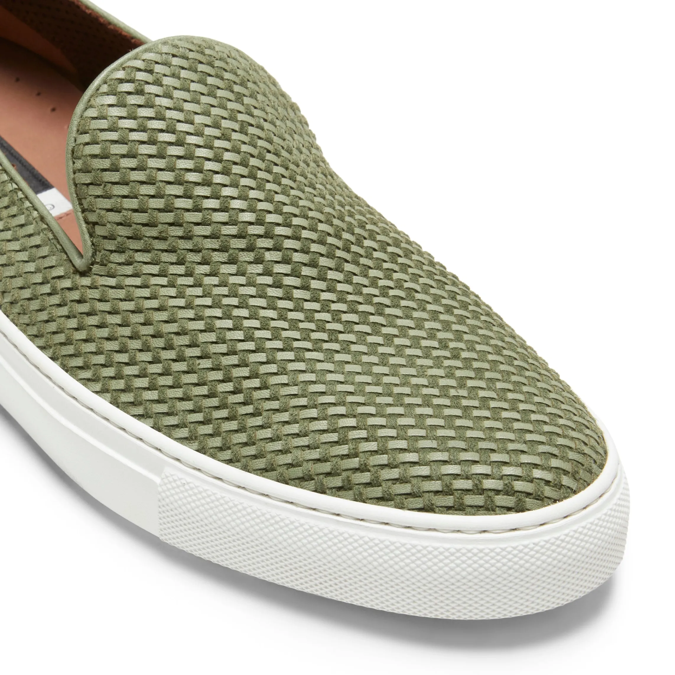 Outlet Fratelli Rossetti Green Woven Suede Slipper | Olive