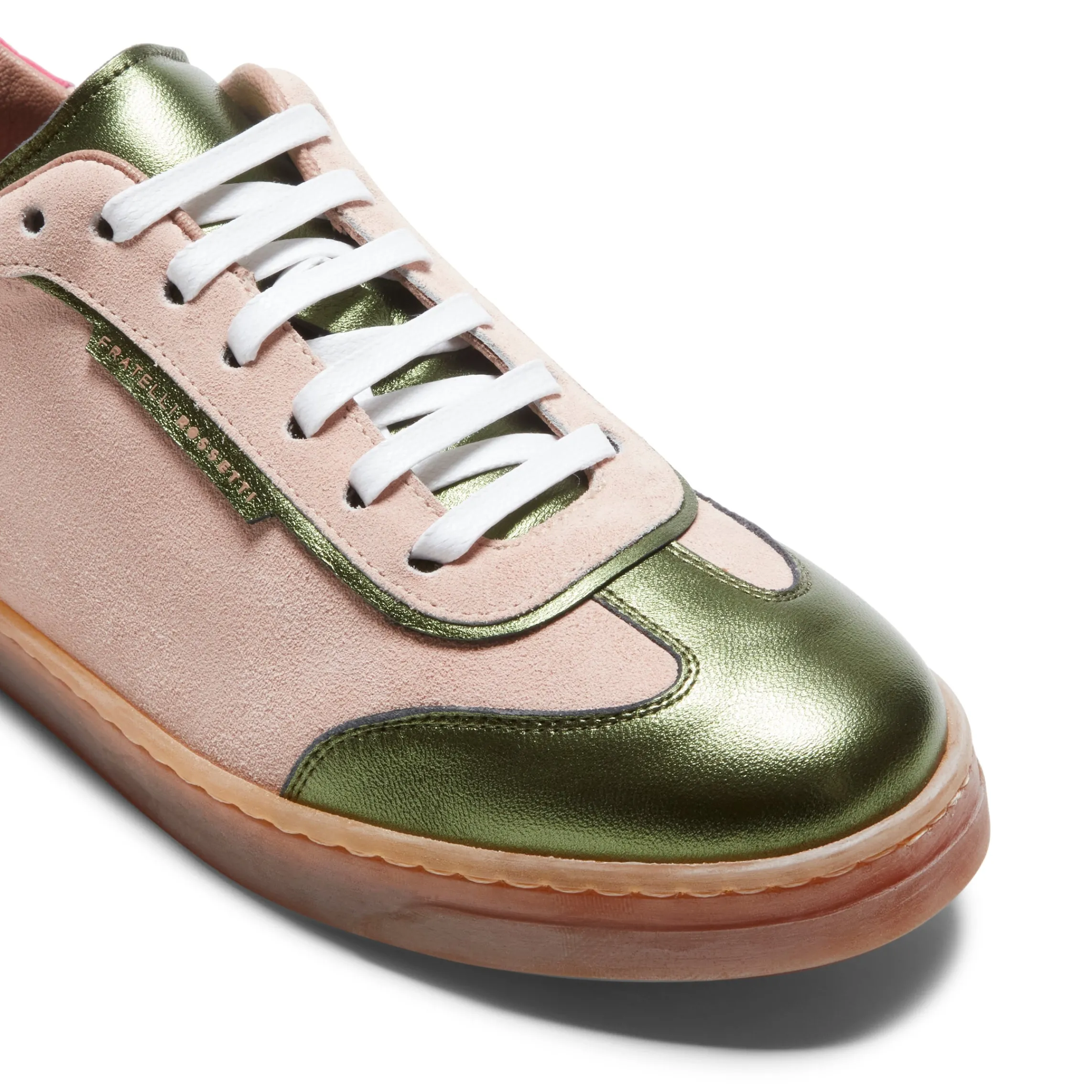 Best Sale Fratelli Rossetti Pink Suede Sneakers | Peach