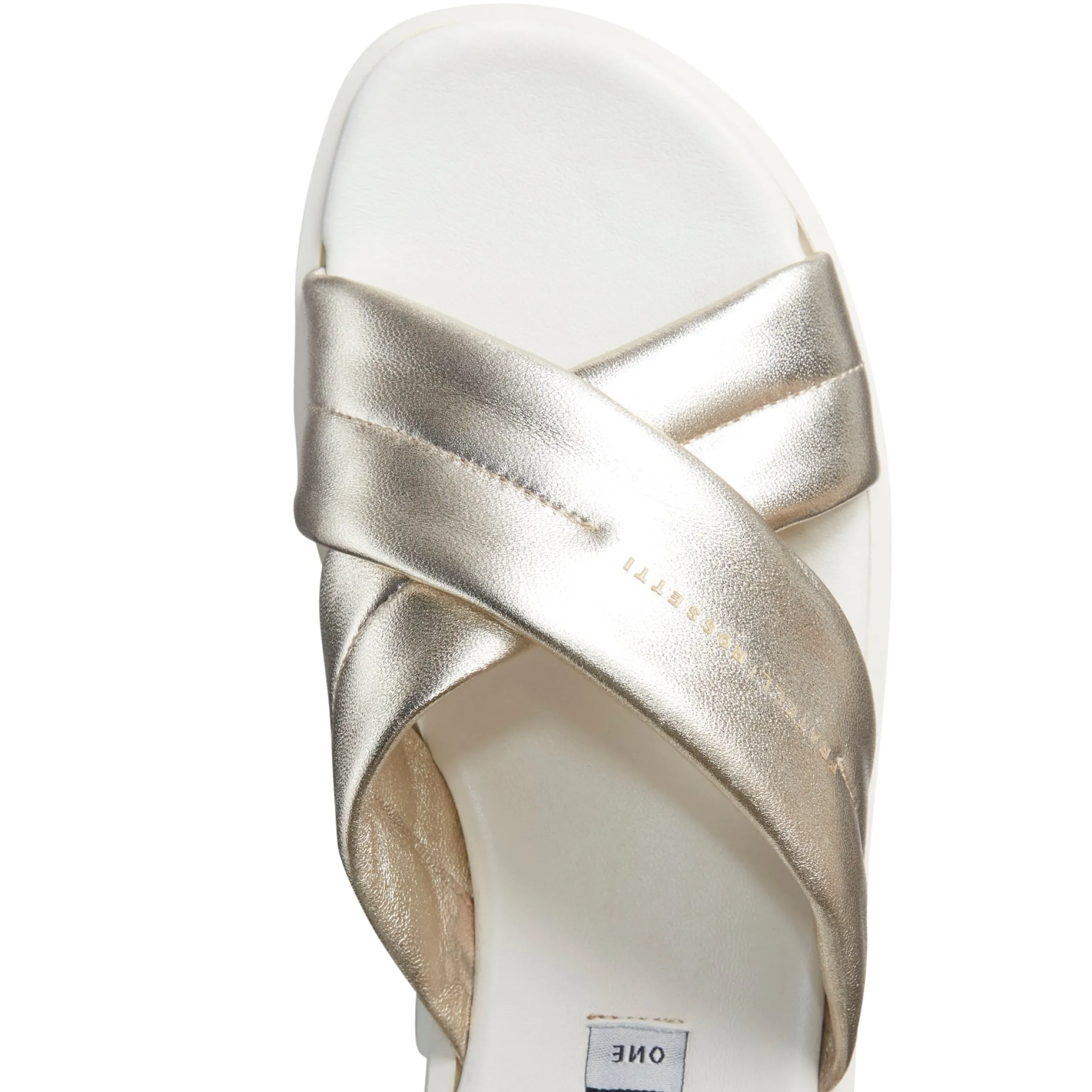 Cheap Fratelli Rossetti Leather Sandal | Platinum