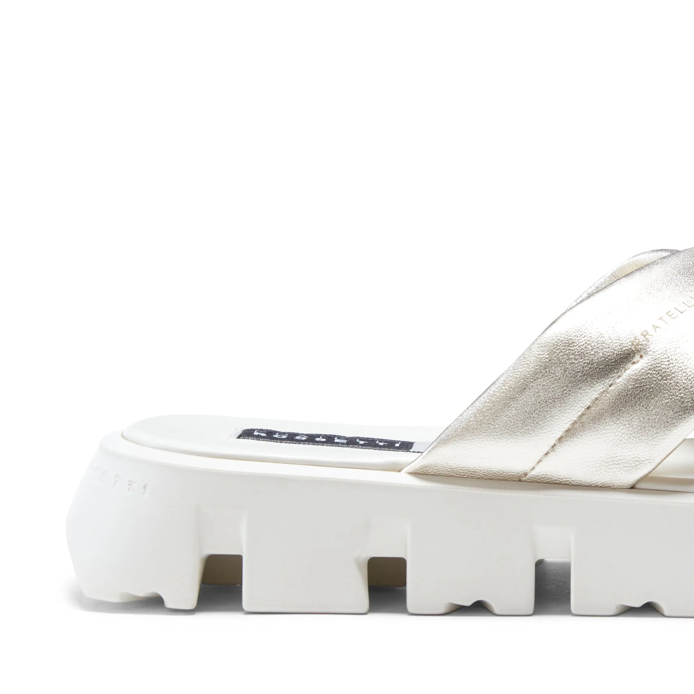 Cheap Fratelli Rossetti Leather Sandal | Platinum