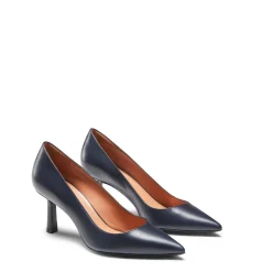 Hot Fratelli Rossetti Pump In Leather Navy blue