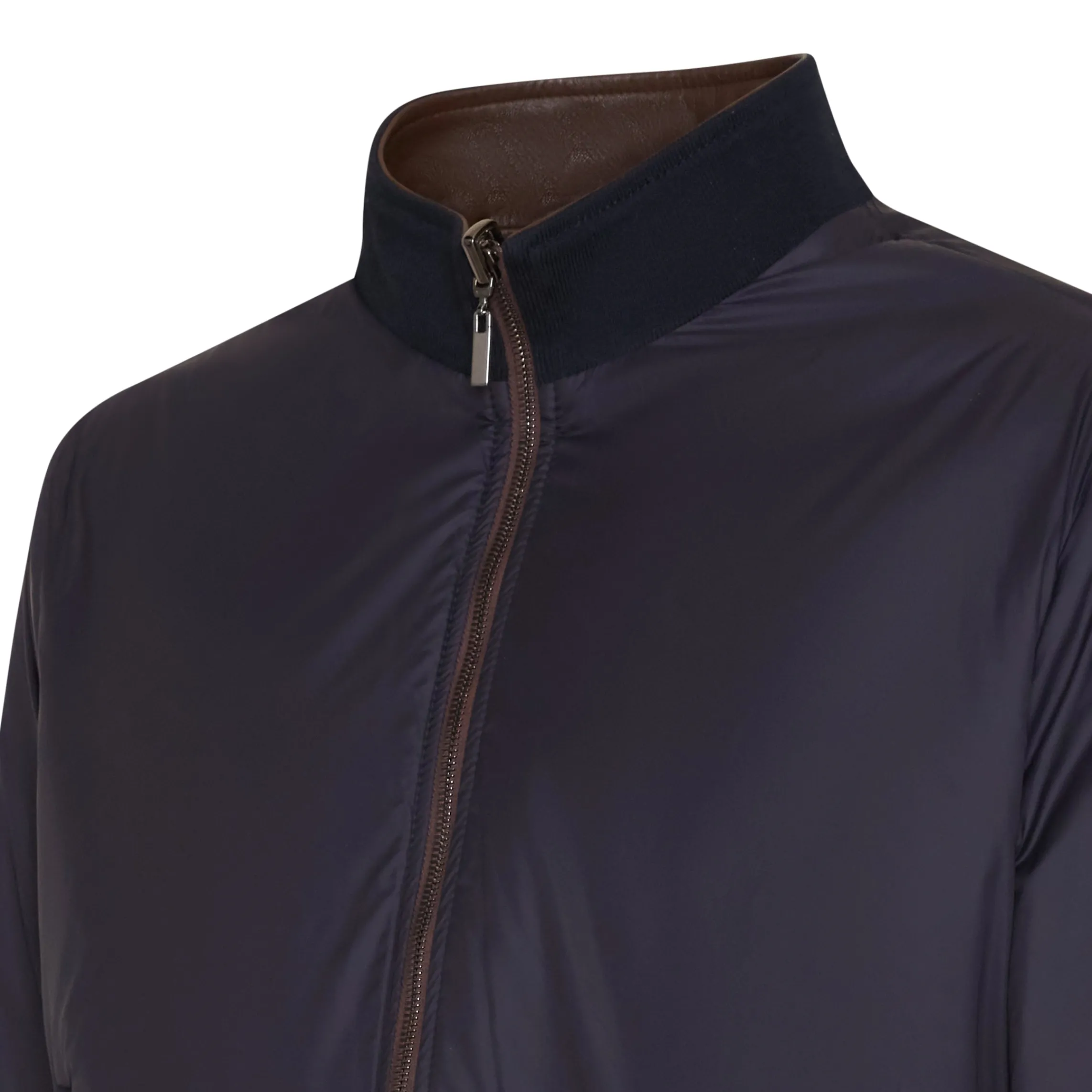 Sale Fratelli Rossetti Reversible Nappa Leather Bomber Jacket | Brown