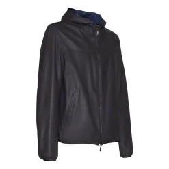 Store Fratelli Rossetti Reversible Suede Jacket | Grey