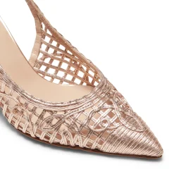 Discount Fratelli Rossetti Leather Slingback Sandal | Rose gold