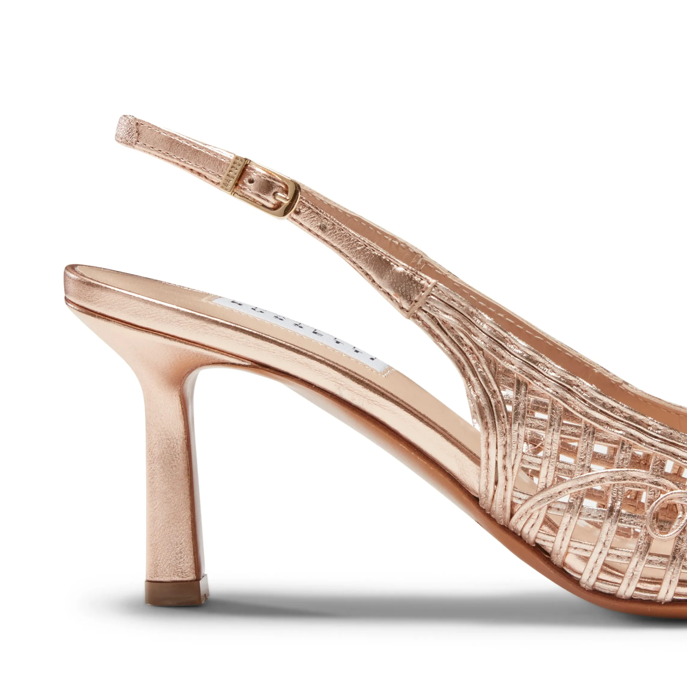 Discount Fratelli Rossetti Leather Slingback Sandal | Rose gold