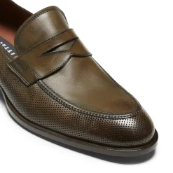 New Fratelli Rossetti Couloured- Leather Loafer Seaweed