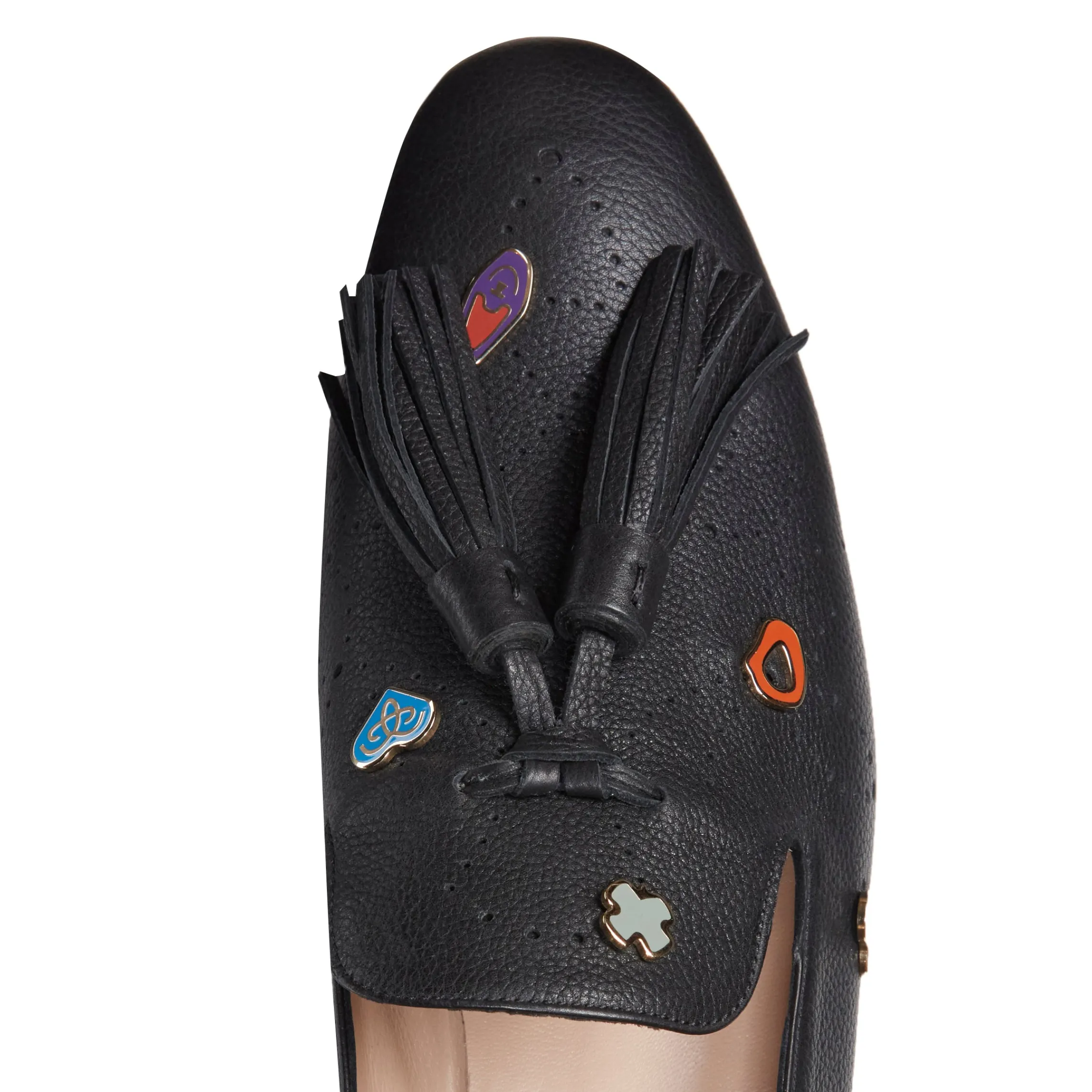 Shop Fratelli Rossetti Slipper Donna In Pelle Nera- Black