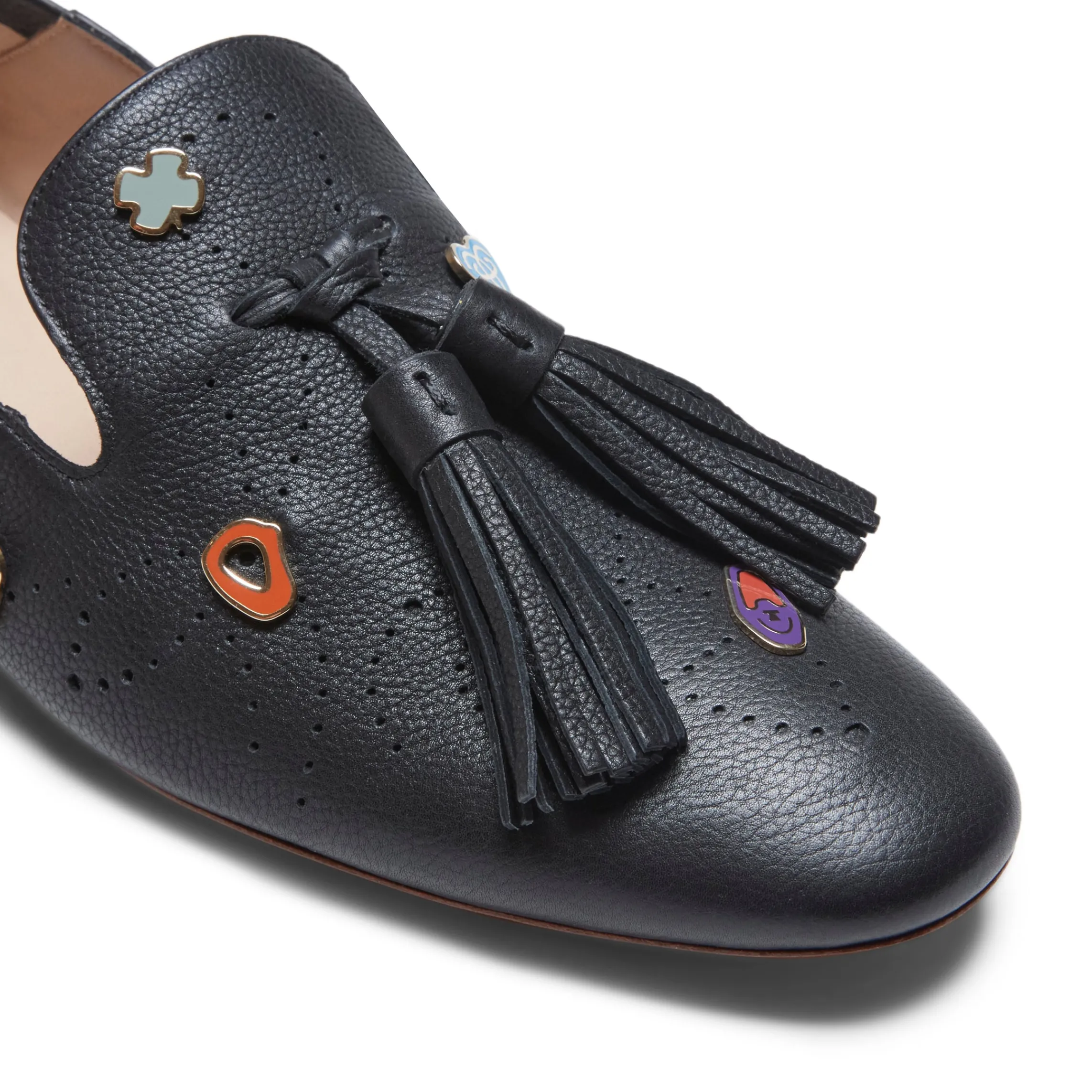 Shop Fratelli Rossetti Slipper Donna In Pelle Nera- Black