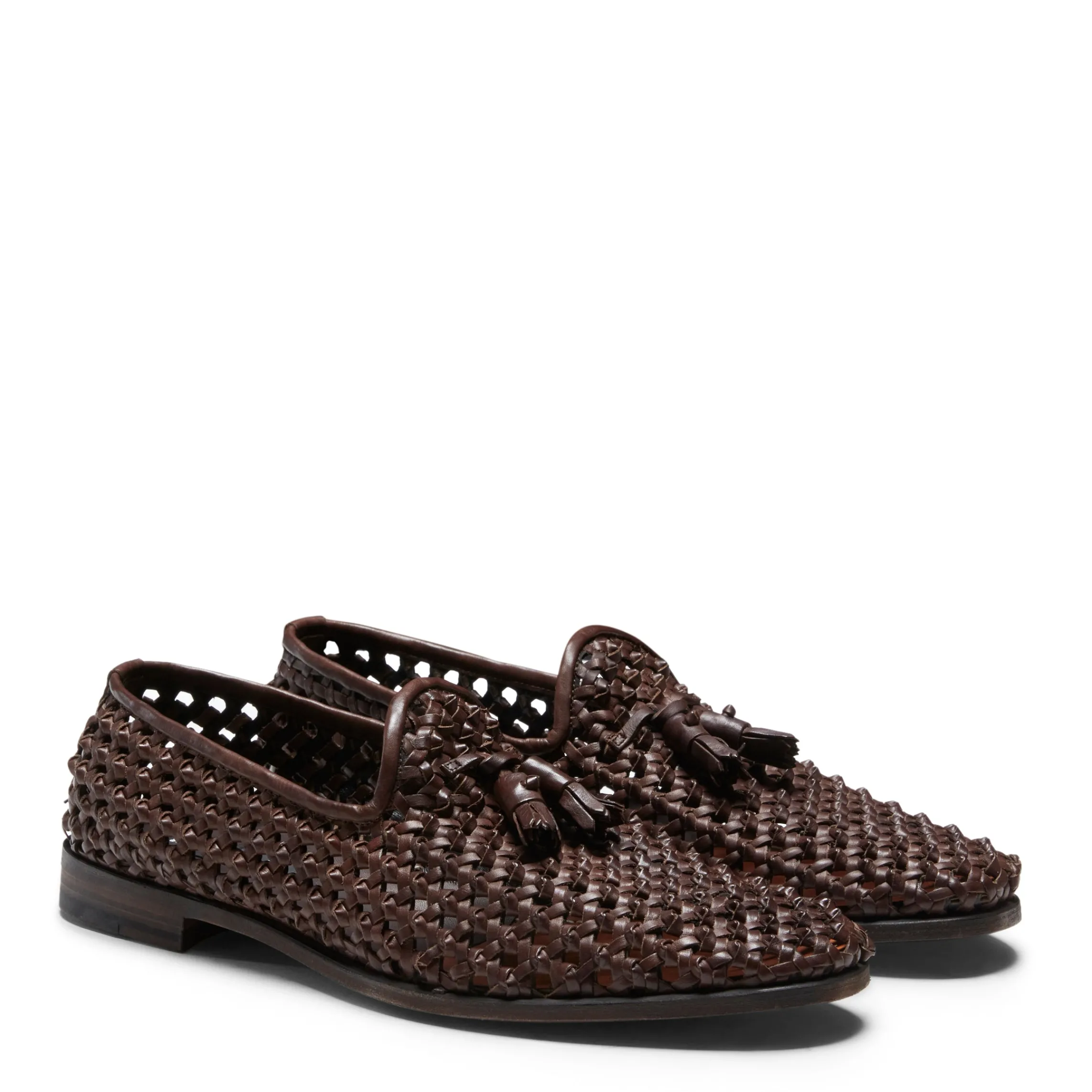 Clearance Fratelli Rossetti Slipper In Pelle- Mahogany