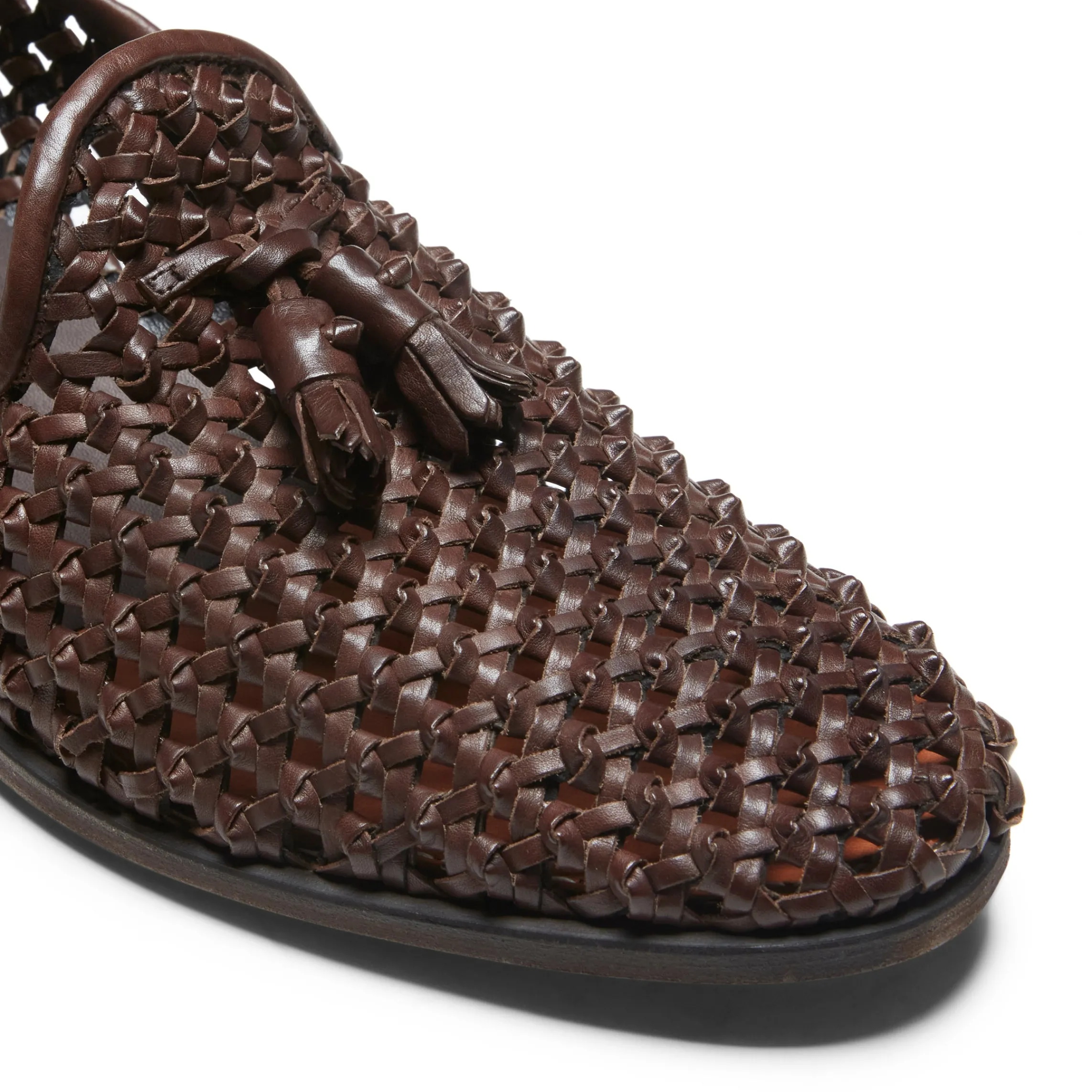 Clearance Fratelli Rossetti Slipper In Pelle- Mahogany